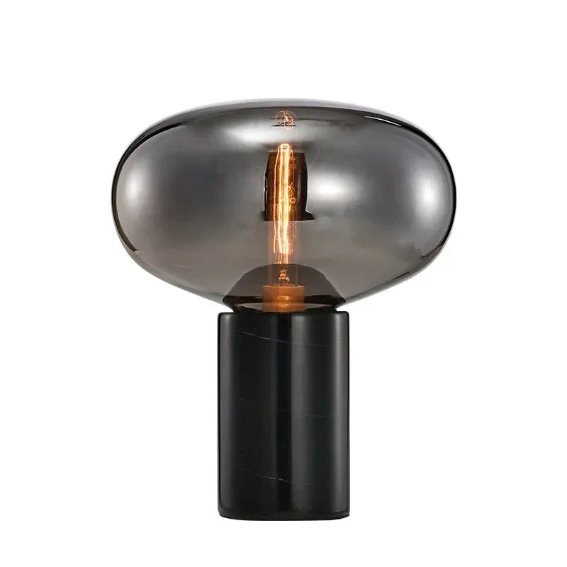 Axyaa Nordic Marble Table Lamp - Modern, Simple Design for Office and Reading Room