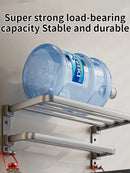 Axyaa Space Aluminum Towel Rack | Wall Mount Bathroom Storage Shelf