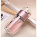 Axyaa Double Glass Teapot with Tea Separator Cup
