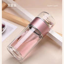 Axyaa Double Glass Teapot with Tea Separator Cup