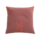 Axyaa Embroidery Pillow Cover 45x45cm Soft Cozy Square Home Decoration