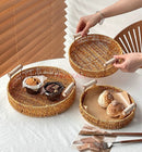Axyaa Fruit & Snack Assortment in Woven Basket