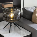 Axyaa Modern Glass Decorative Desk with LED for Living Room & Bedroom