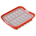 Axyaa Silicone Sausage Maker Mould with Lid, 12 Grids Hot Dog DIY Baking Tool