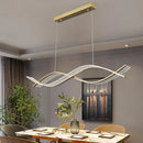 Axyaa Minimalist Modern Art Chandelier for Restaurant Bar Grand Living Room