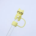 Axyaa Cat Straw Cap for Stanley Thermo Cup - Silicone Tumbler Topper