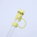 Axyaa Cat Straw Cap for Stanley Thermo Cup - Silicone Tumbler Topper