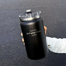 Axyaa Stainless Steel Insulated Tumbler with Handle - Large Capacity Outdoor Water Kettle