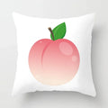 Peachy Pink Pattern Cushion Cover 45X45CM for Sofa Decor by Axyaa