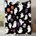 Axyaa Halloween Flannel Blanket | Autumn Winter Warm Gift Blanket