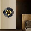 Axyaa Marble LED Wall Lamp Stone Gold Metal, 3000K Atmosphere Lighting