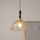 Axyaa Modern LED Copper Glass Pendant Light Chandelier for Living Dining Bar décor