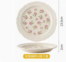 Axyaa 10-Inch Dinner Plate Set - Versatile & Elegant for Breakfast, Desserts, and Dim Sum