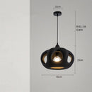 Axyaa Wabi Sabi Resin Pendant Lamp Chandelier for Home Decor