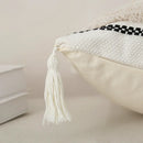 Axyaa Tufted Jacquard Embroidery Cotton Pillowcase Cojines 45X45