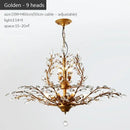 Axyaa Retro Crystal Candle Chandelier for Elegant Home Lighting