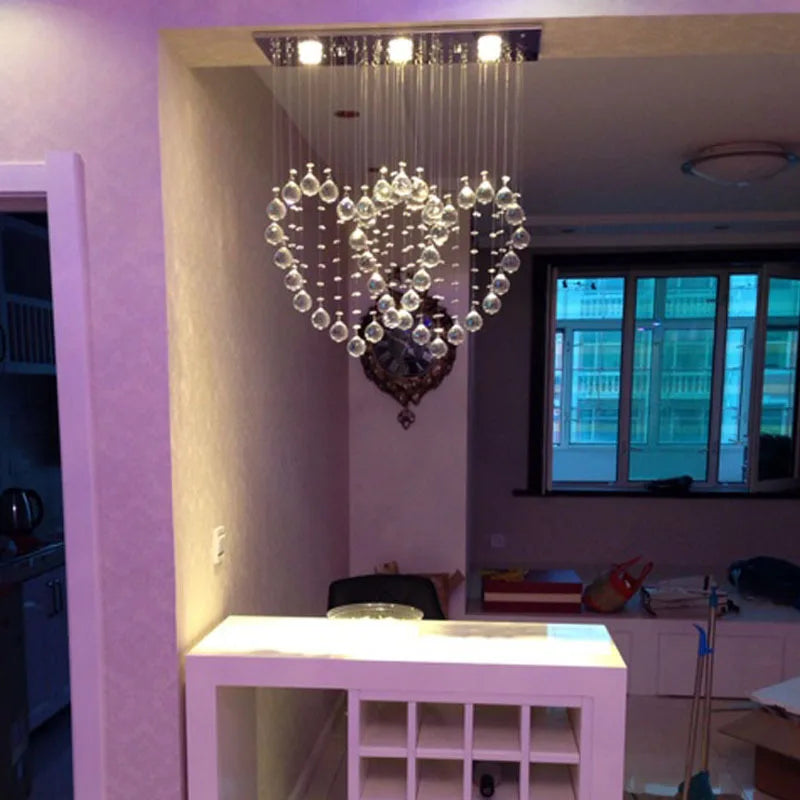 Axyaa Love Crystal Chandelier for Dining & Bedroom