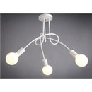 Axyaa Vintage Industrial Chandelier Semi Flush Mount Ceiling Lamp