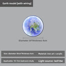 Axyaa Nordic Moon Wall Lamp: Modern Minimalist Star Planet Light for Home Office