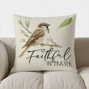 Axyaa Be Light Bird Pillow Cover for Sofa Bedroom Car - Decorative Cushion Cover