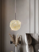 Axya Luxury Crystal Ball Pendant Light for Bedhead, Romantic Room Decor