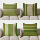 Axyaa Striped Braided Pattern Pillow Cover for Sofa Bedroom Car.