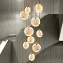 Axyaa Nordic Stair Chandelier Living Room Bedroom Dining Pendant Ceiling Light