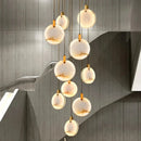 Axyaa Nordic Stair Chandelier Ceiling Light Pendant Lights Indoor Lighting for Living Room, Bedroom, Dining Room
