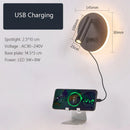 Axyaa LED Wall Lamp USB Charging Minimalist Bedroom Reading Light
