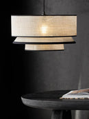Axyaa Fabric Ceiling Pendant Lamps Modern Bedroom Chandelier