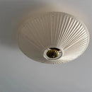 Axyaa Retro Pleated Fabric Ceiling Lights | Antique Style High-end for Living Room Bedroom