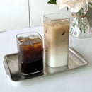 Axyaa Glass Cup Set: 250/400/480ml Drinking Glasses for Coffee, Bubble Tea, Milk, Beer
