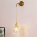 Axya Vintage Glass Wall Lamp LED Sconces for Home Decor Lighting