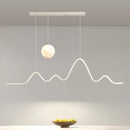 Axyaa Moonlight Chandeliers: Luxury Modern Dining Table Lights for Bar, Pendant, and Indoor Decor.