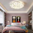 Axyaa Acrylic Flower LED Ceiling Light for Bedroom, Living Room, Children's Room.