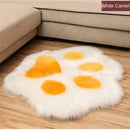 Axyaa Cat Paw Bear Foot Plush Carpet for Home Decor
