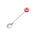 Axyaa Stainless Steel Donut Dessert Spoon and Fork Set
