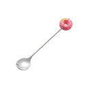 Axyaa Stainless Steel Donut Dessert Spoon and Fork Set