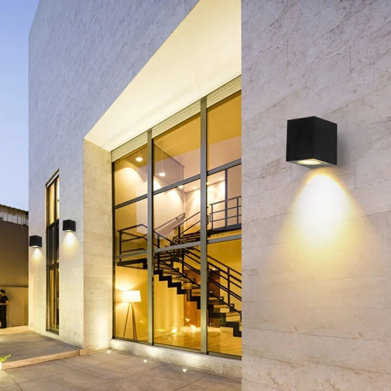 Axyaa Waterproof LED Wall Lights | Up Down GU10 Wall Lamp for Indoor Outdoor