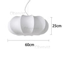 Axyaa Wabi Sabi Silk Cocoon Pendant Light for Home Décor