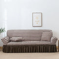 Axyaa Bubble Sofa Cover Skirt | All-Inclusive Elastic Lazy Sofa Cover | Universal & All Seasons