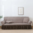 Axyaa Bubble Sofa Cover Skirt | All-Inclusive Elastic Lazy Sofa Cover | Universal & All Seasons
