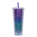 Axyaa Double Layered Straw Cup: Diamond Radiant Water, Coffee, Drinks, Mugs