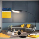 Axyaa Nordic LED Arc Corner Floor Lamp Remote Dimming Stand Light