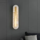 Axyaa Gold Marble Wall Sconce - Luxury Lighting Fixture for Living Room & Bedroom