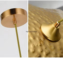 Axyaa Lotus Leaf LED Chandelier: Modern Nordic Style Pendant Light for Home Interior