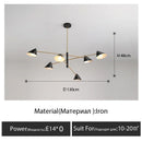 Axyaa Cone Pendant Light: Minimalist Design, Creative Art, Atmosphere Dining Room Decor