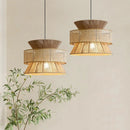 Axyaa Hemp Rope Chandelier: Handcrafted LED Pendant Light for Dining Room