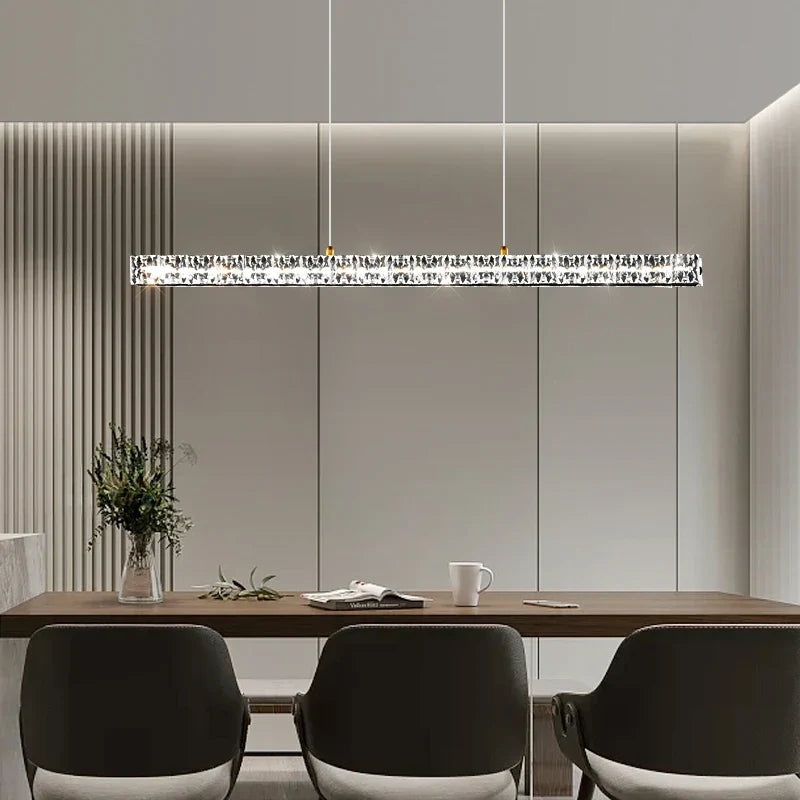 Axyaa Dining LED Chandelier - Elegant Italian Minimalist Style