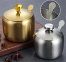 Axya Seasoning Flavor Can Salt Pepper Pot BBQ Spice Jar Bottle Spoon